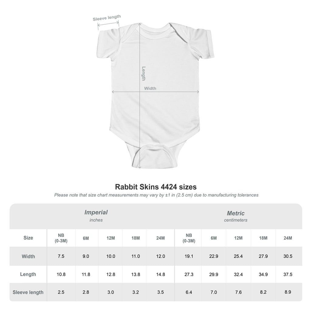 Savage Daughter logo Infant Bodysuit | Baby Onesie with Black Graphic