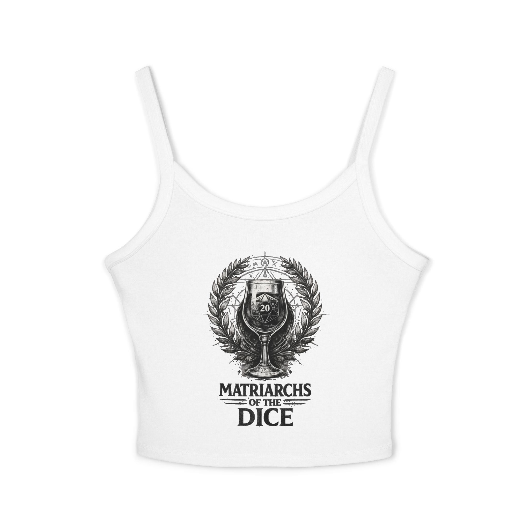 Matriarchs of Dice Tank Top | D20 Gaming Emblem, RPG Dice Graphic