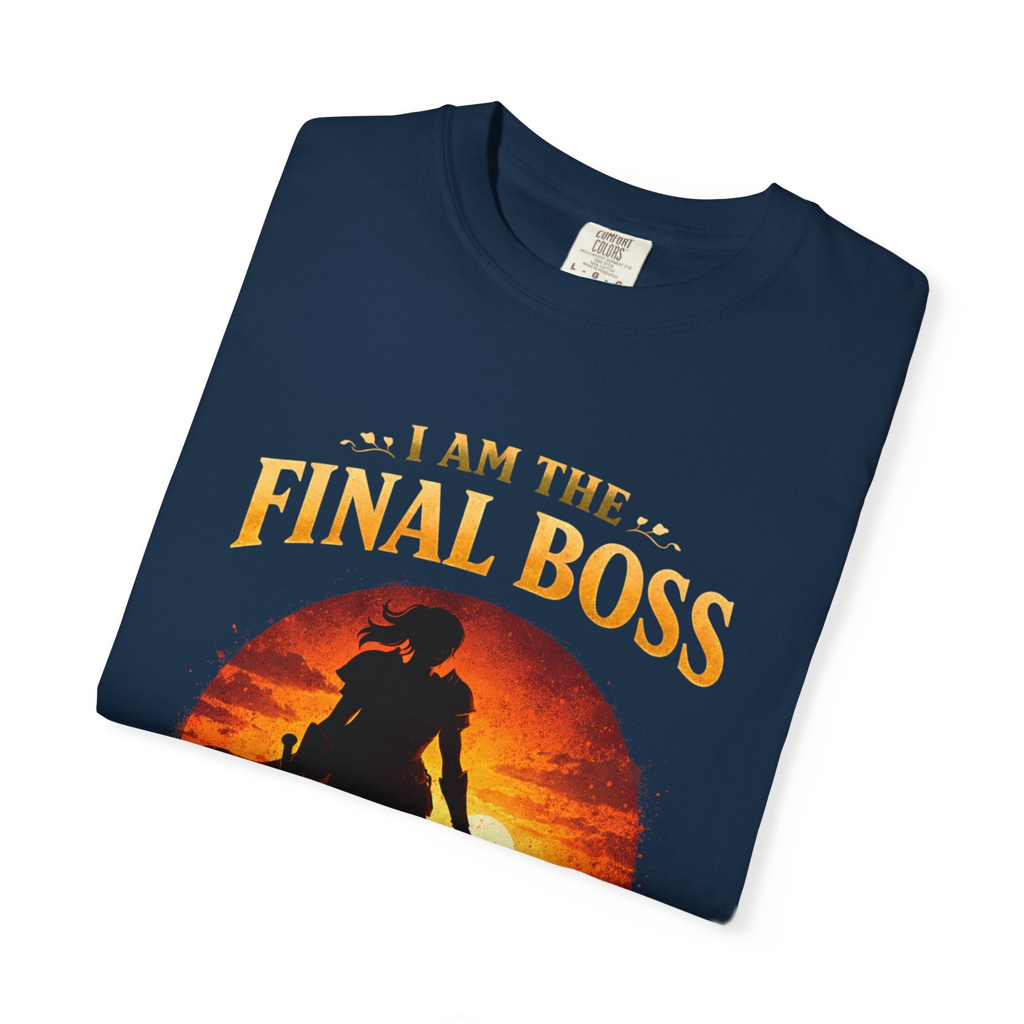 T‑Shirt — "I Am The Final Boss: Motherhood Is My Campaign" Graphic Tee