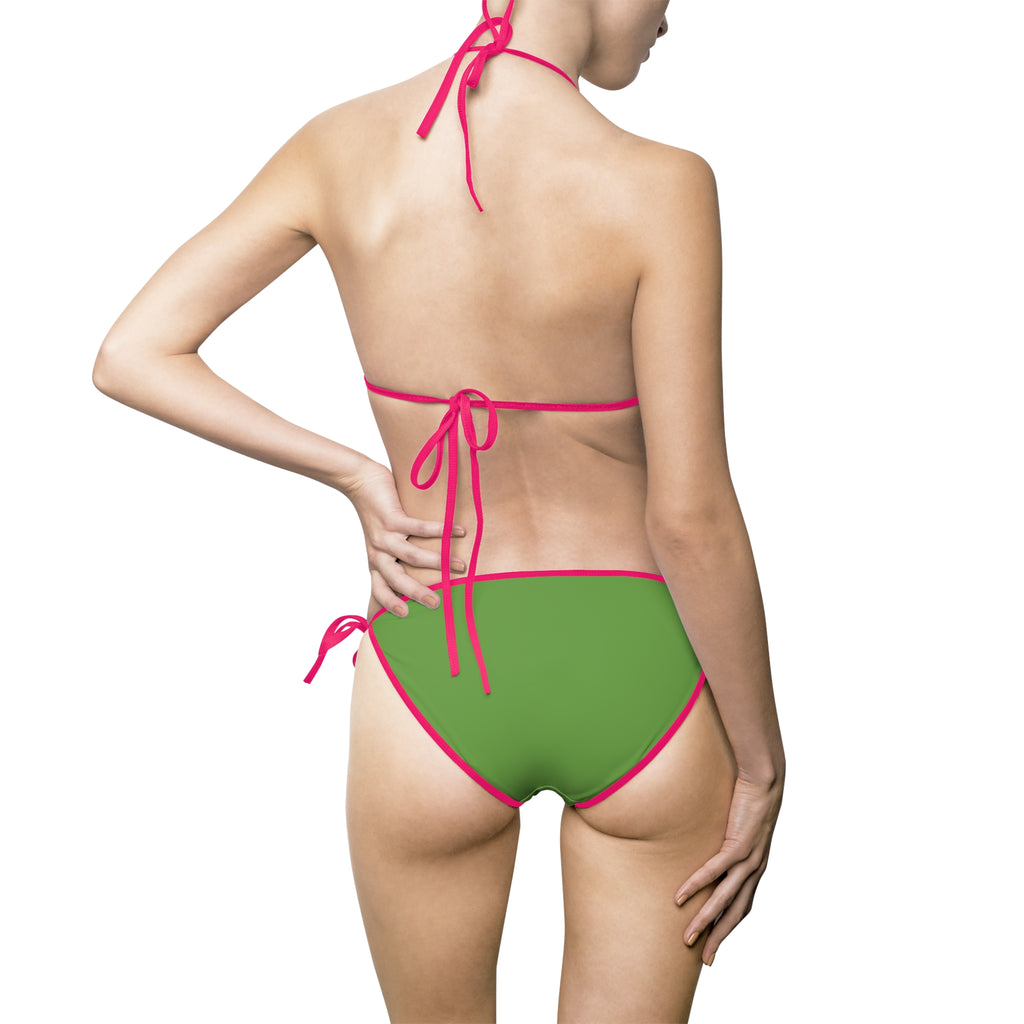 Savage Daughter logo bikini green