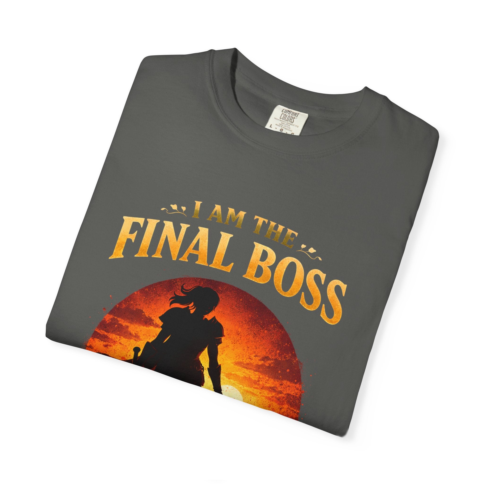 T‑Shirt — "I Am The Final Boss: Motherhood Is My Campaign" Graphic Tee