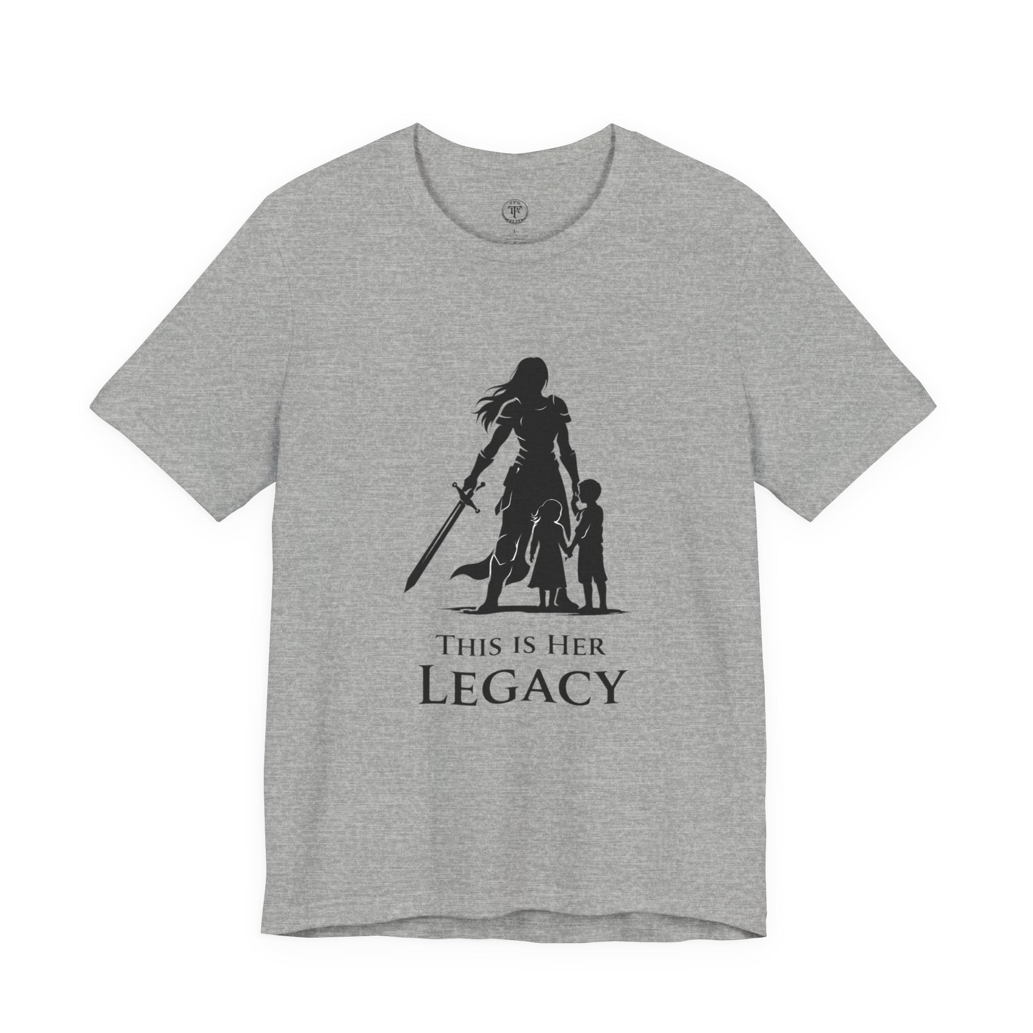 Warrior Mom Shirt – This Is Her Legacy – Strong Mother Gift – Fantasy Woman Tee – Powerful Mom Apparel – Mother’s Day Gift Idea