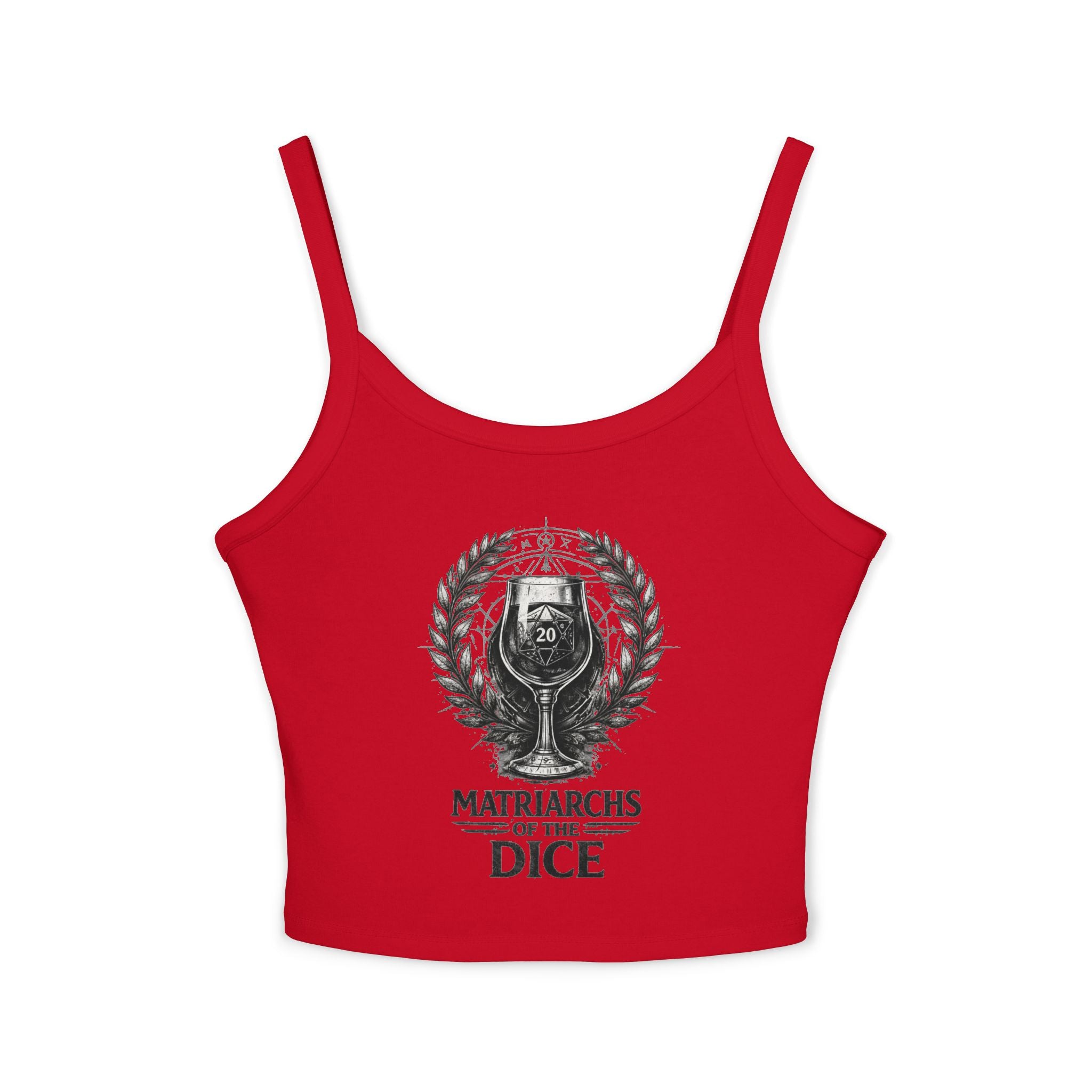 Matriarchs of Dice Tank Top | D20 Gaming Emblem, RPG Dice Graphic