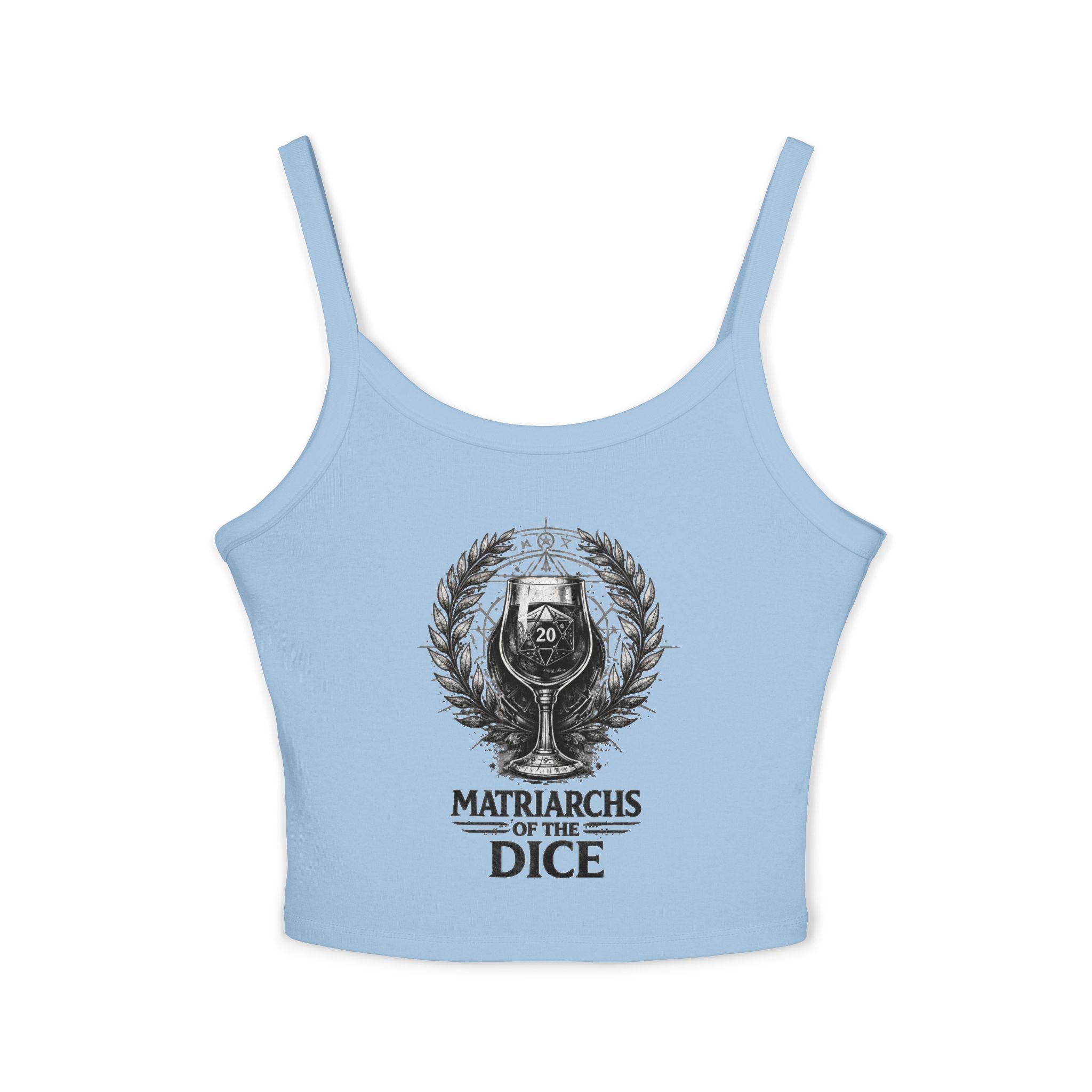 Matriarchs of Dice Tank Top | D20 Gaming Emblem, RPG Dice Graphic
