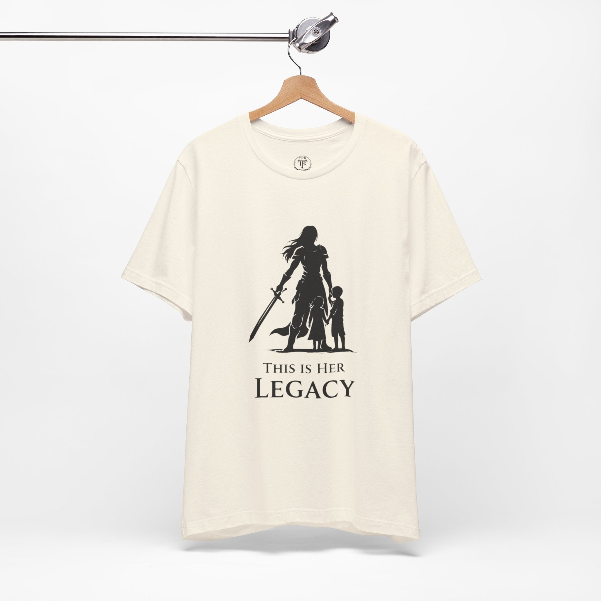 Warrior Mom Shirt – This Is Her Legacy – Strong Mother Gift – Fantasy Woman Tee – Powerful Mom Apparel – Mother’s Day Gift Idea