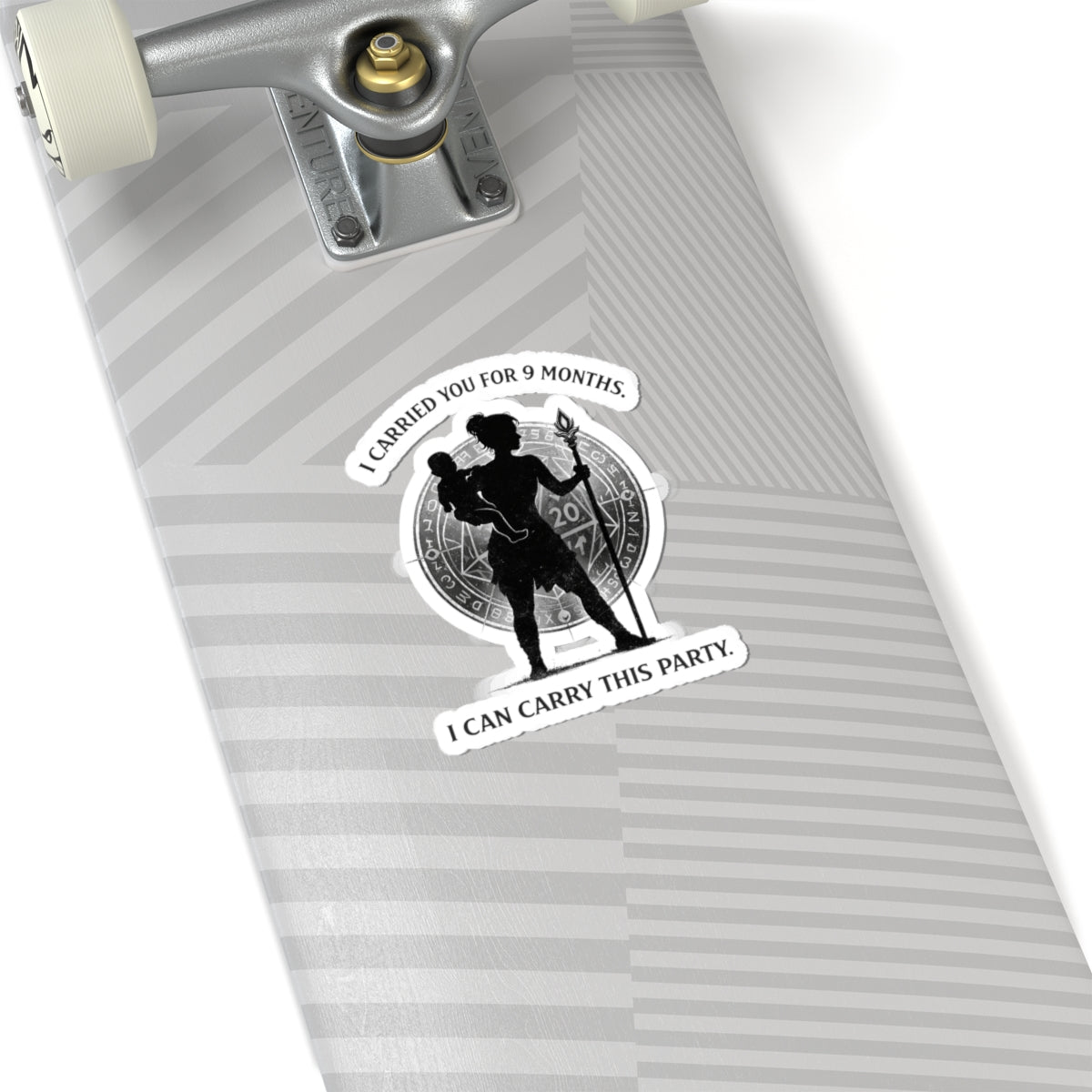 I Carried You For 9 Months I Can Carry This Party Sticker | Kiss-Cut Sticker