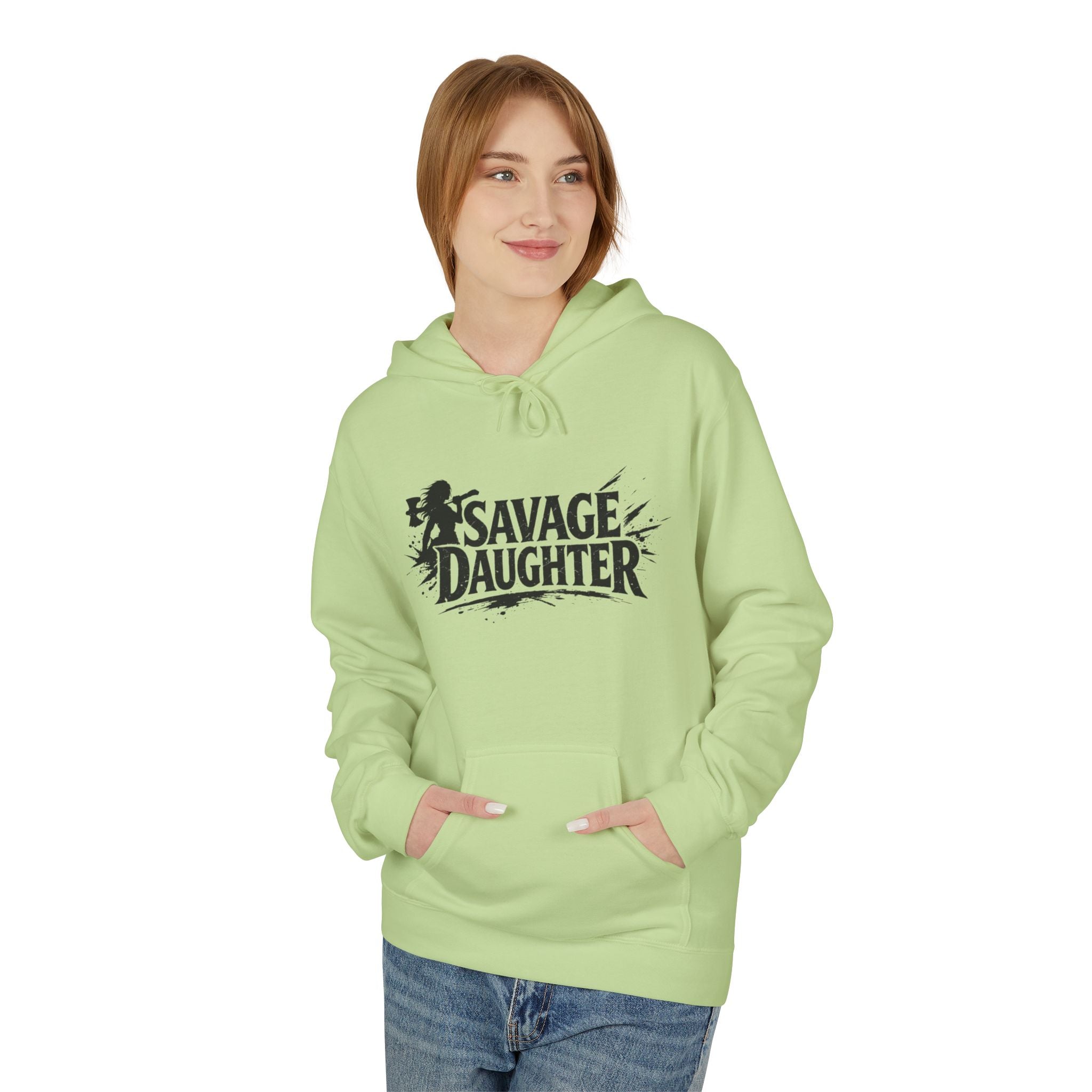 Savage Daughter Hoodie — Bold Graphic Women’s Pullover