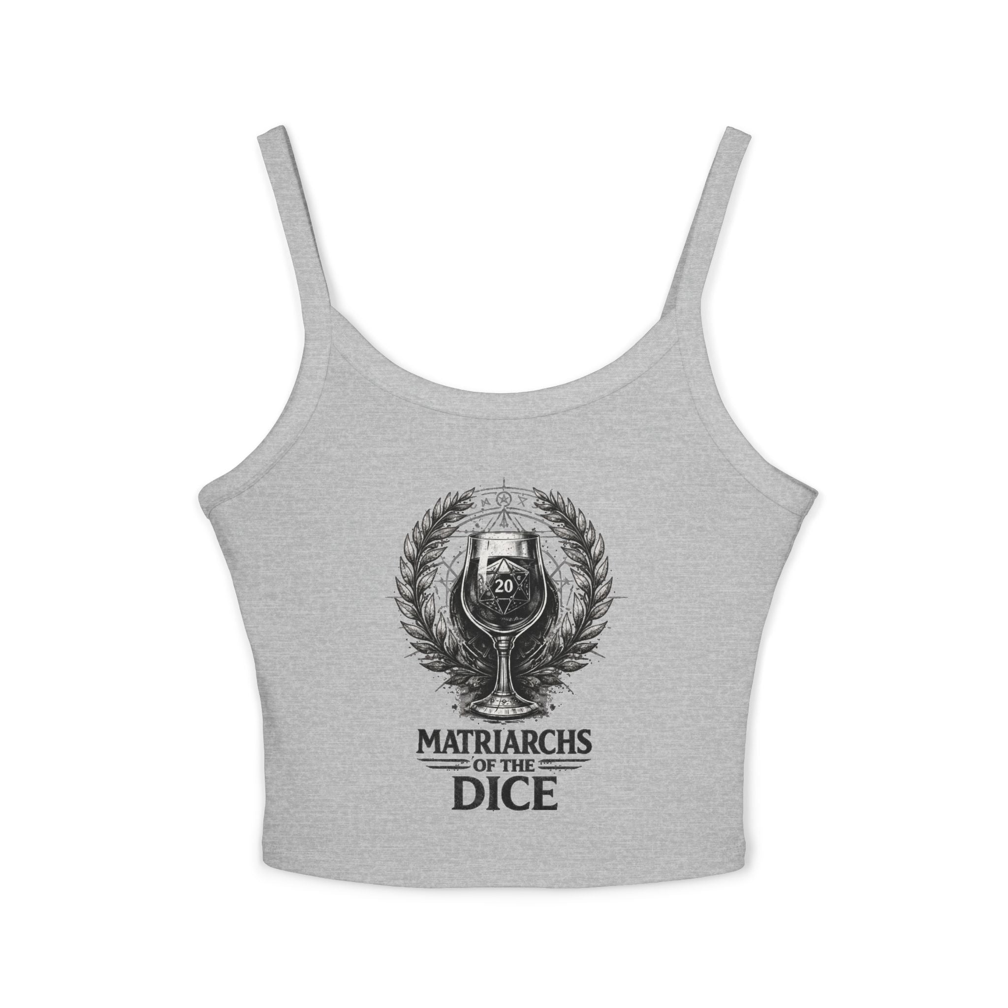 Matriarchs of Dice Tank Top | D20 Gaming Emblem, RPG Dice Graphic