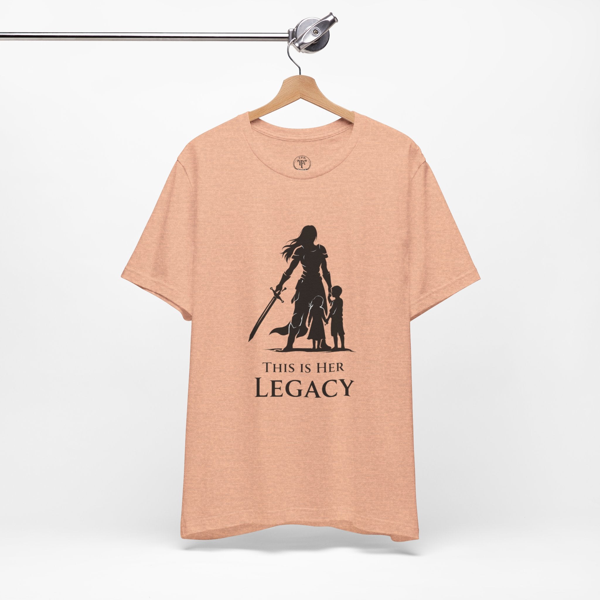 Warrior Mom Shirt – This Is Her Legacy – Strong Mother Gift – Fantasy Woman Tee – Powerful Mom Apparel – Mother’s Day Gift Idea