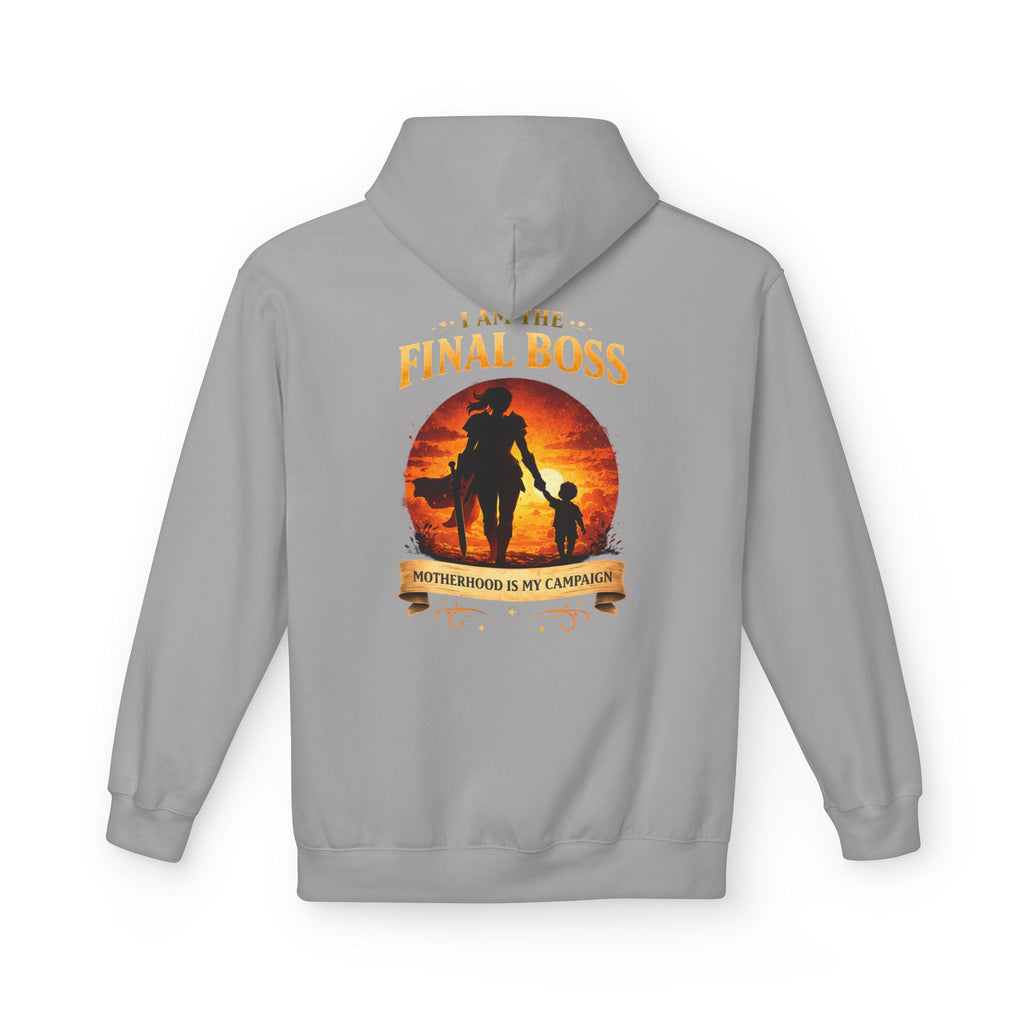 Motherhood Final Boss Hoodie — "Motherhood Is My Campaign" Graphic Hoodie
