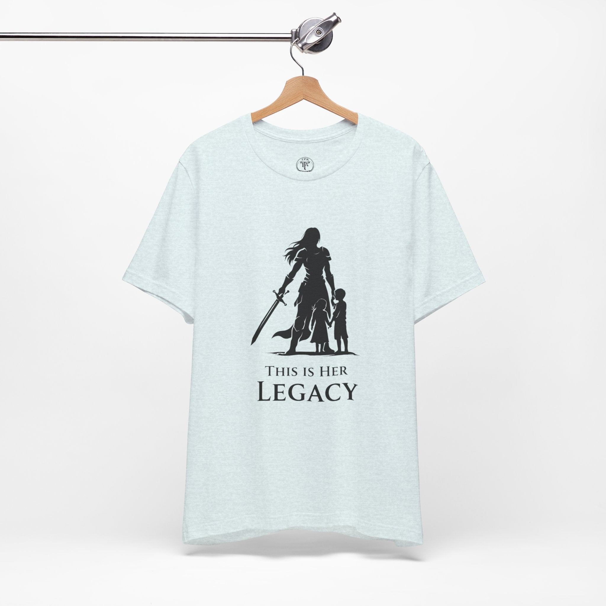 Warrior Mom Shirt – This Is Her Legacy – Strong Mother Gift – Fantasy Woman Tee – Powerful Mom Apparel – Mother’s Day Gift Idea
