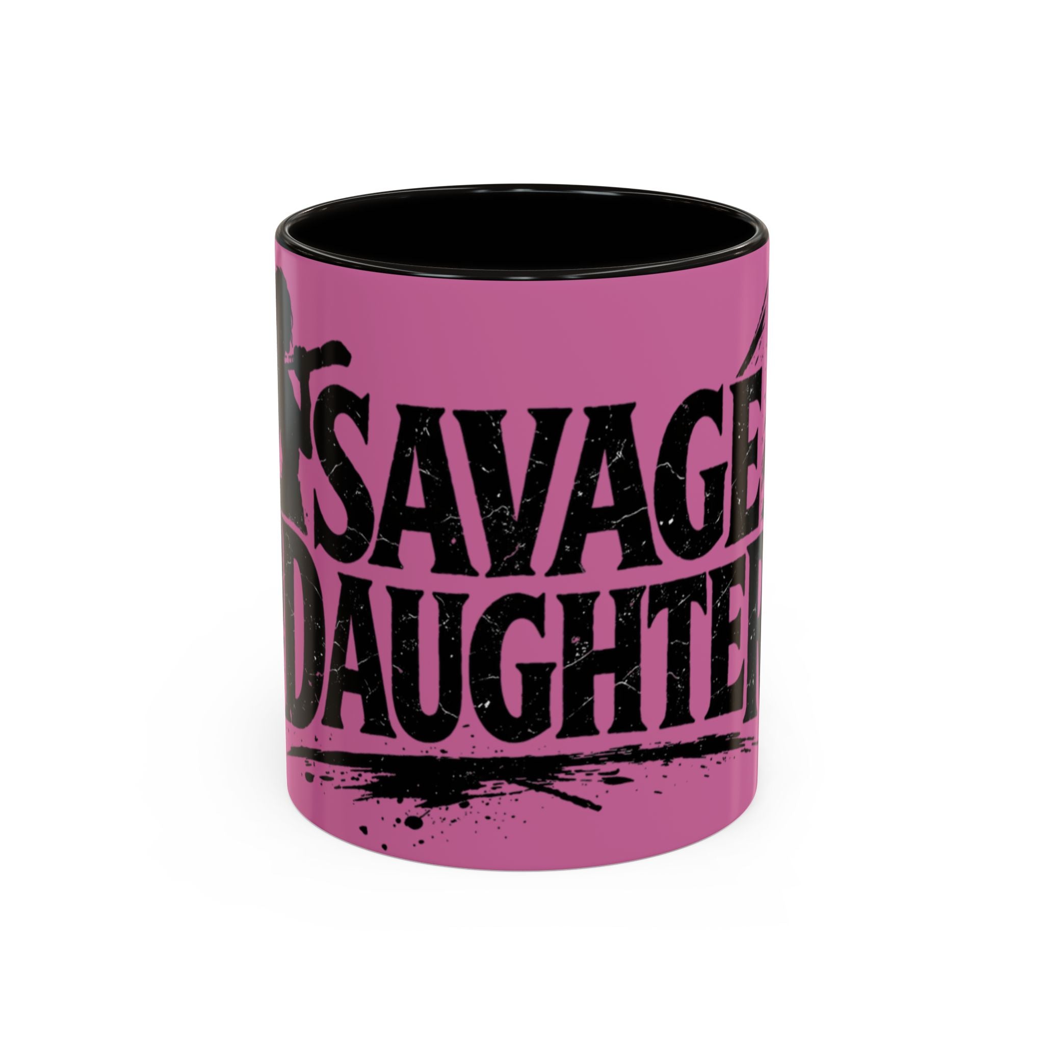 Savage Daughter Mug | Pink Black Accent