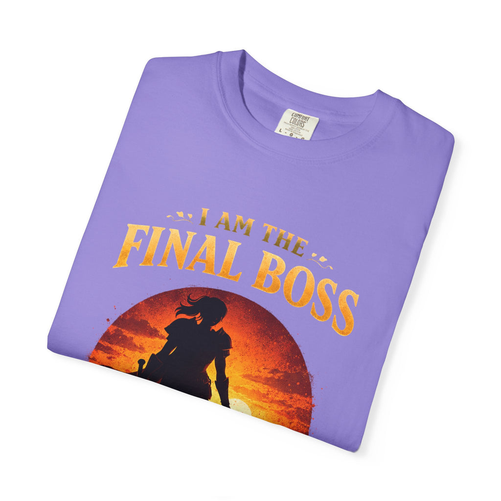 T‑Shirt — "I Am The Final Boss: Motherhood Is My Campaign" Graphic Tee