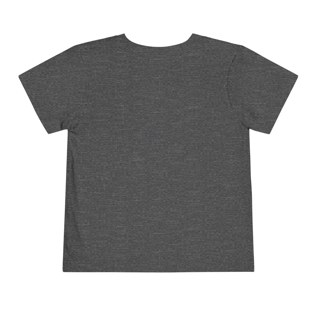Dungeon Bunny Toddler Tee | Cute Black Bunny with Sword and Eggs