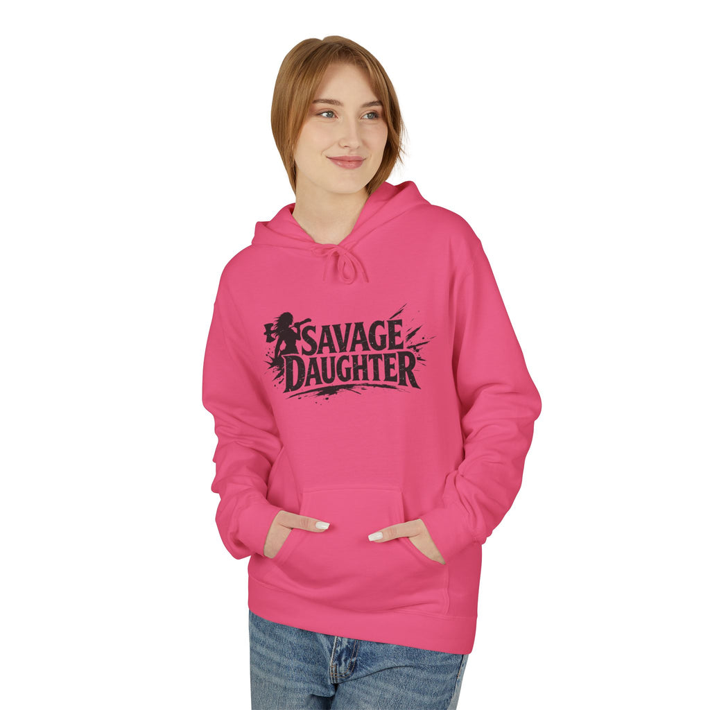 Savage Daughter Hoodie — Bold Graphic Women’s Pullover